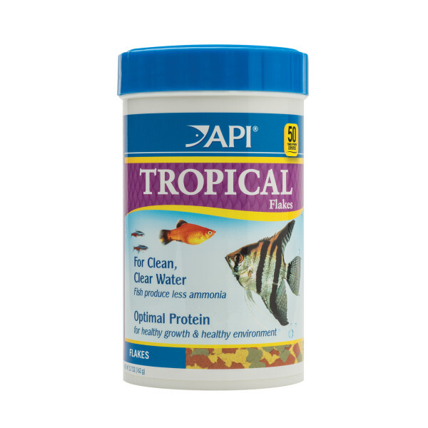 UAE Online Delivery - Flakes Tropical Fish Food API Mars Balanced Daily Diet for Tropical Fish