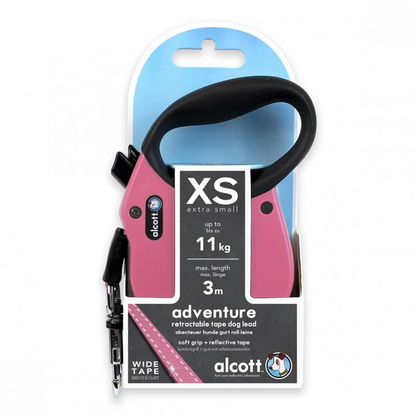 UAE Online Delivery Alcott Adventure Retractable Leash – 5m/Small/Pink for Smooth Walks and Gentle Control for Small Dogs