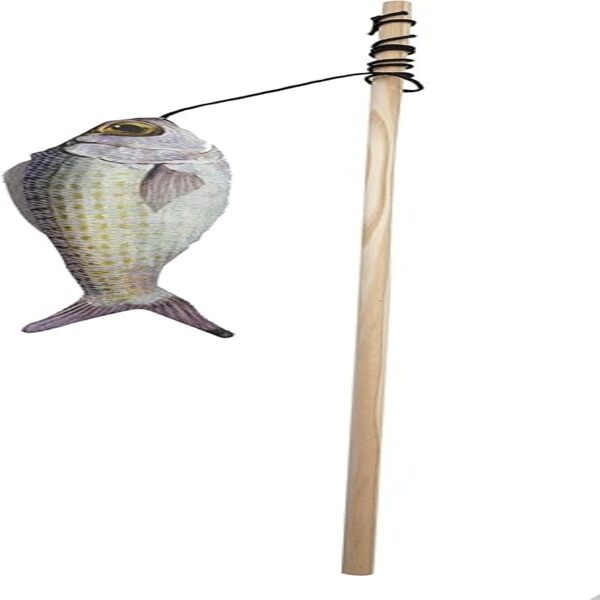 UAE Online Purchase Agrobiothers Aime Cat Toy Fishing Rod 40cm Play Toy