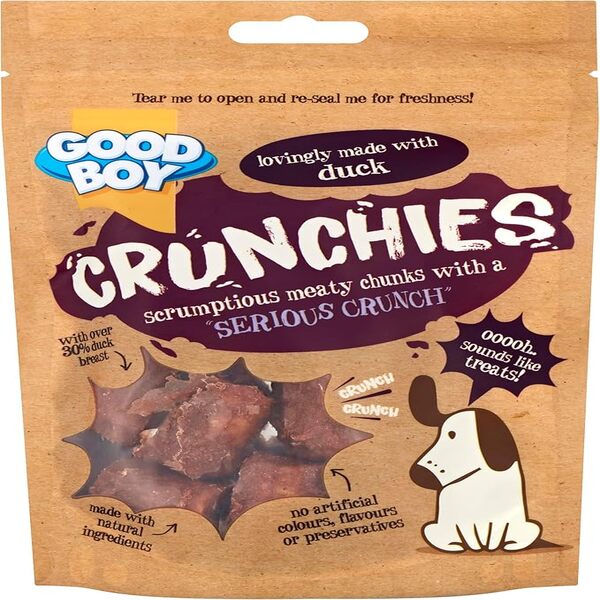 UAE Online Delivery Crunchies Duck Armitage Good Boy 60g for Rewarding Good Behavior for Dogs