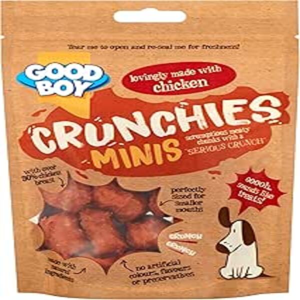 UAE Online Delivery Crunchies Mini Chicken Armitage Goodboy 60g for Rewarding Good Behavior for Dogs