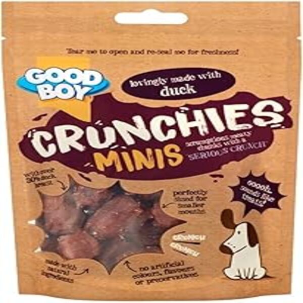 UAE Online Delivery Crunchies Mini Duck Armitage Goodboy 60g for Training & Reward for Dogs