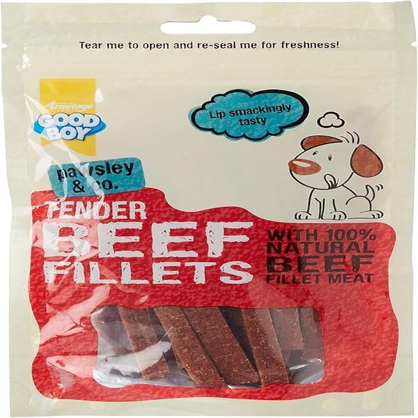 UAE Online Delivery Tender Beef Fillets Armitage Goodboy 90g for Nutrition in Dogs