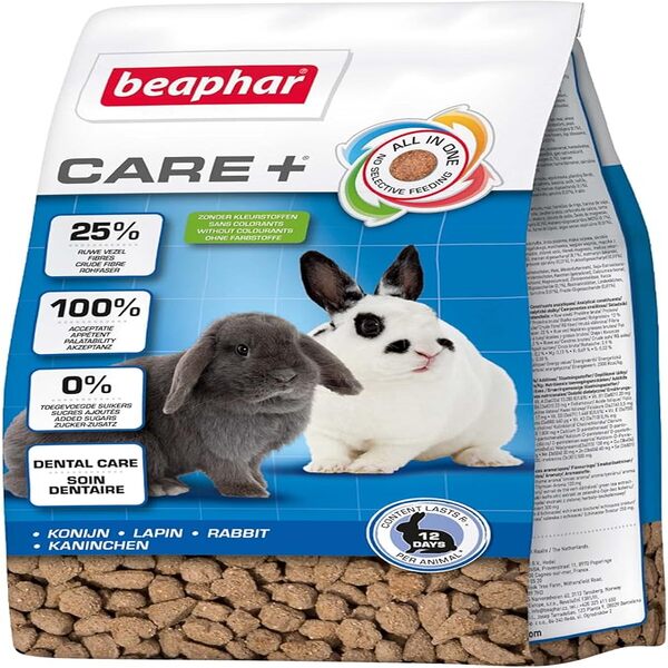 UAE Online Purchase Beaphar Care+ Rabbit Food For Rabbits High Fiber Content