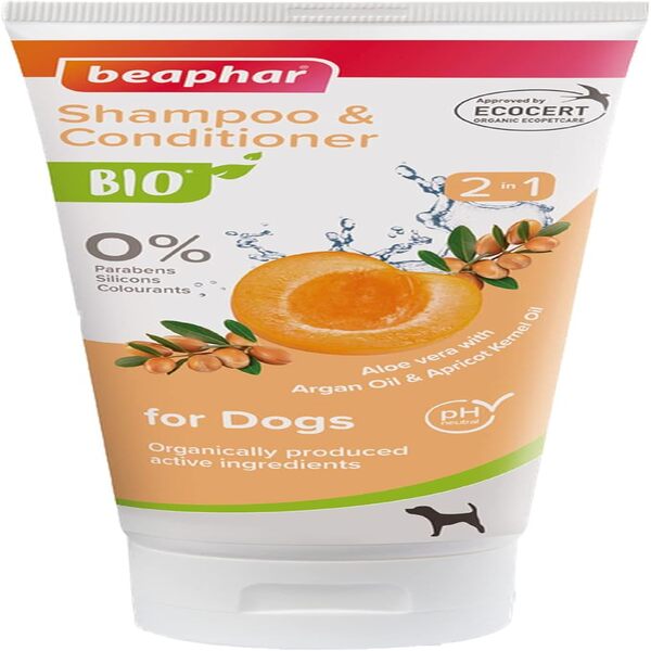 Bio Cosmetic 2 In 1 Dog Shampoo 200ml Clean Soft Coat UAE Online Sale