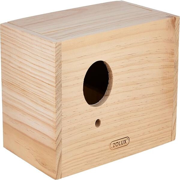 Zolux Bird Nesting Box Duo 160 Twin Shelter Natural Wood Weatherproof UAE Online Sale