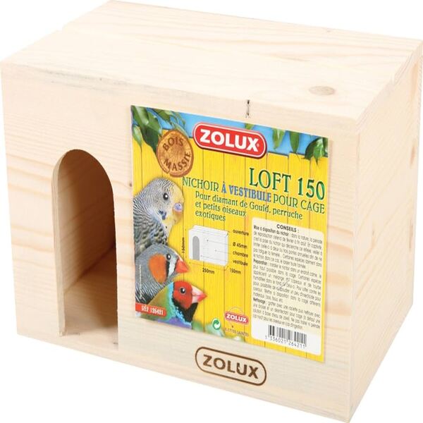 Dubai Online Delivery Zolux Bird Nesting Box Loft 150 Outdoor Bird Nesting Shelter
