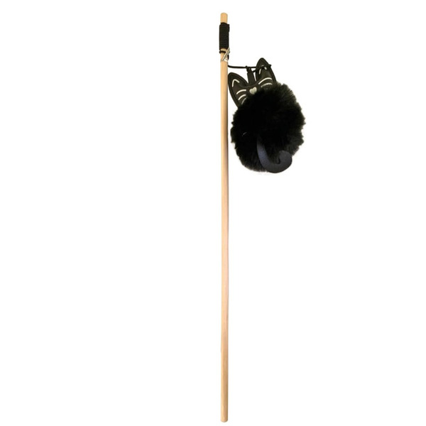 Bobby Cat Stick Fright Black Cat Toy 40cm