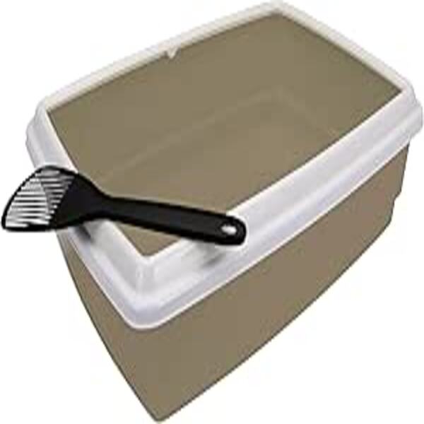 Agrobiothers Cat Litter Tray With Rim Scoop Easy Cleaning Strong Durable UAE Online Sale