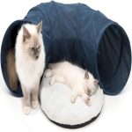 UAE Online Delivery Catit Vesper Tunnel Blue and Gray for Play and Hiding for Cats