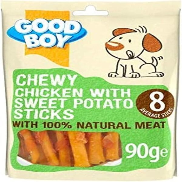 UAE Online Delivery Chicken & Sweet Potato Stick Armitage Good Boy 90g for Oral Health for Dogs