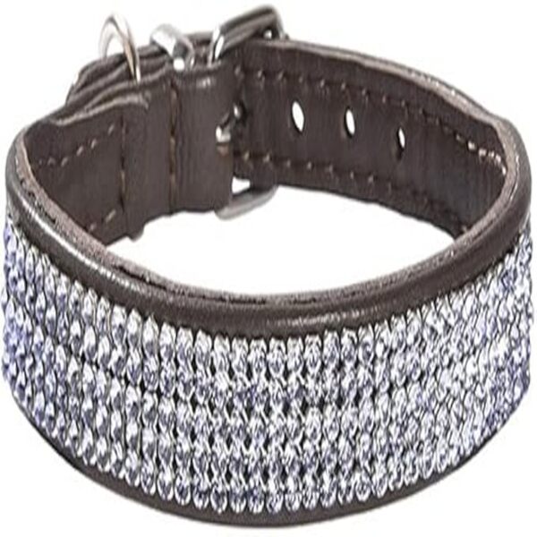 Bobby Crystal Princesse Collar – Brown