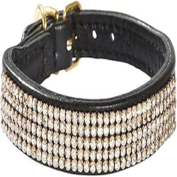 Bobby Crystal Princesse Collar – Black