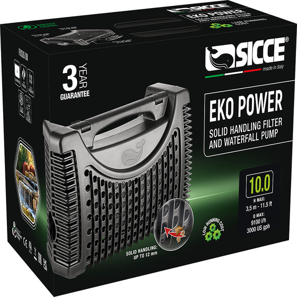 Sicce EKO Power 10.0 Filter Pump 9100l/h Pond High-Performance UAE Online Sale