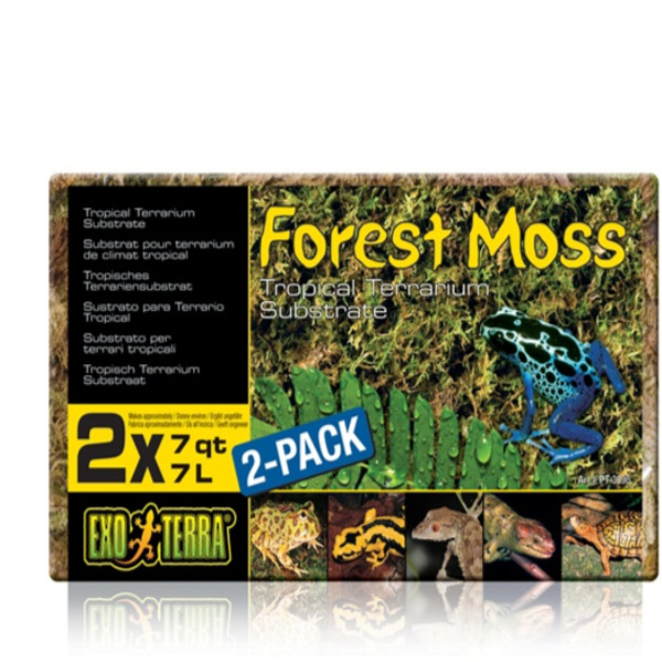 Exo Terra Forest Moss Natural Terrarium Substrate 2 x 7L UAE Online Sale