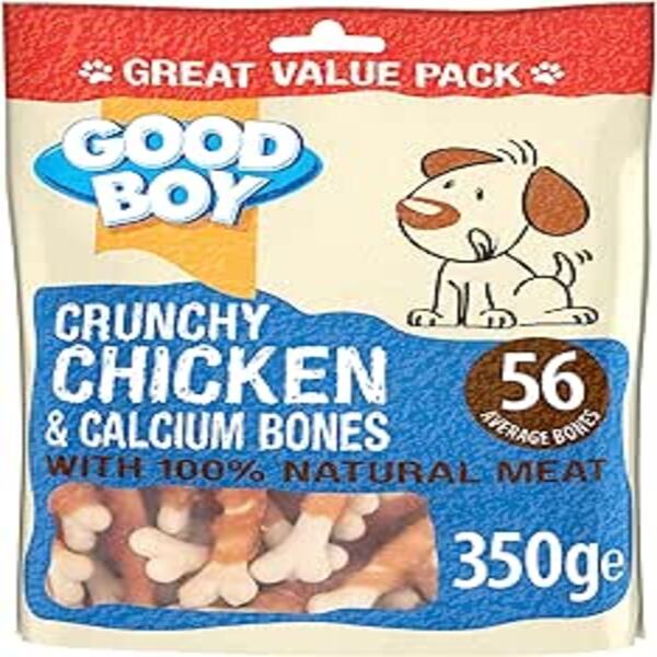 UAE Online Delivery Chicken & Calcium Bones Armitage Goodboy 350g for Strong Teeth and Reward for Dogs