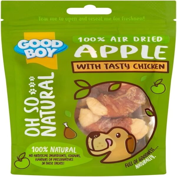 UAE Online Delivery Oh So... Natural Apple with Tasty Chicken Armitage Goodboy 85g for Healthy Digestion for Dogs