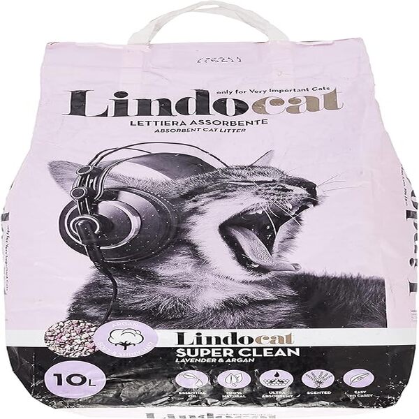 UAE Online Delivery LindoCat Super Clean Clumping Cat Litter 10L for Extra Odor Control and Hygiene