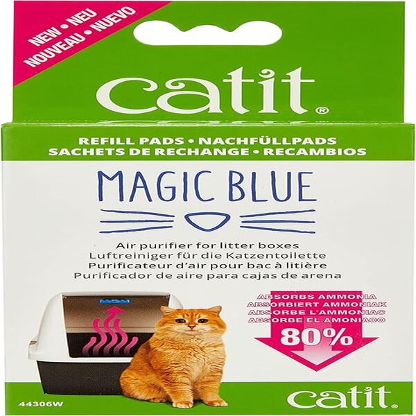 UAE Online Delivery Catit Magic Blue Refill Pads Catit to Neutralise Litter Box Odours for Cats