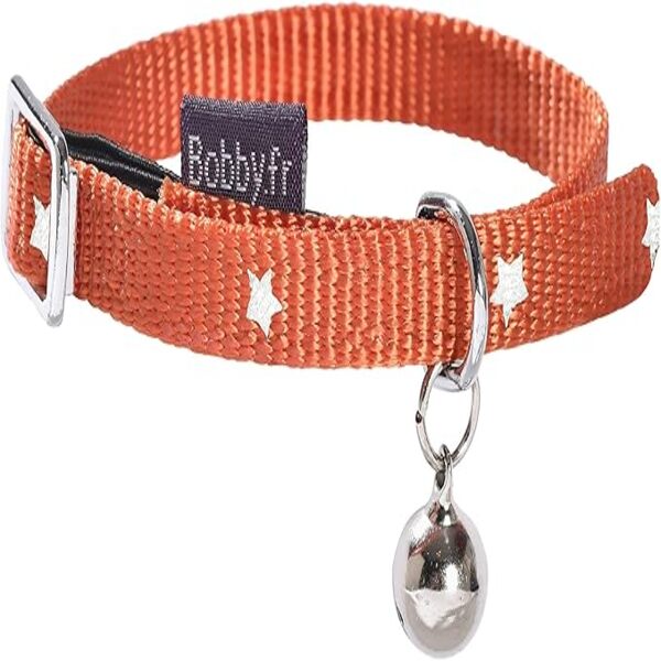 Bobby Midnight Cat Collar – Orange