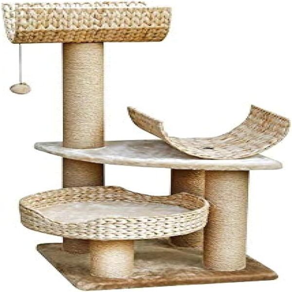 UAE Online Purchase Fauna PALUCCO Cat Play Tower Beige 40×40×98 cm