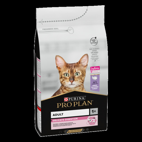 Purina Pro Plan Adult Delicate Digestion Dry Cat Food Turkey 1.5kg Easy Digestion UAE Online Sale