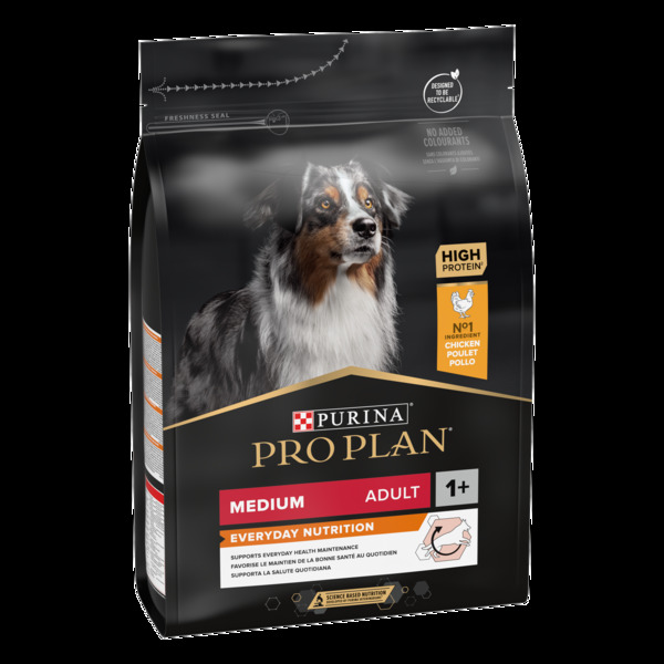 UAE Online Purchase Purina Pro Plan Everyday Nutrition Medium Adult Dry Dog Food Chicken Vitality