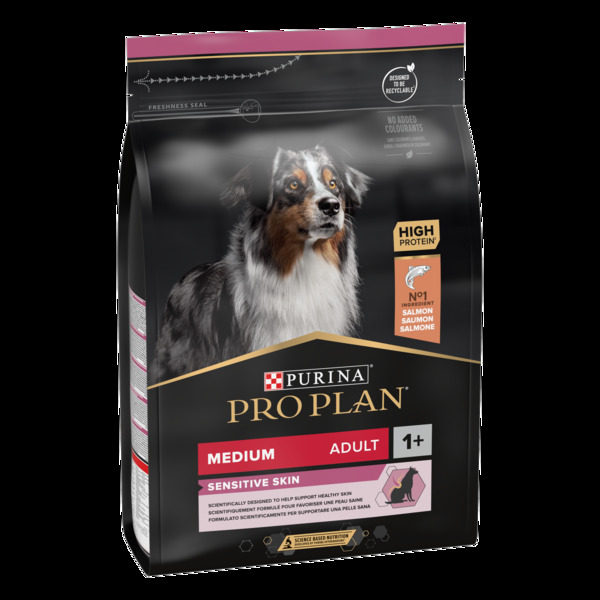 Dubai Online Delivery Purina Pro Plan Sensitive Skin Medium Adult Dry Dog Food Salmon Skin Support