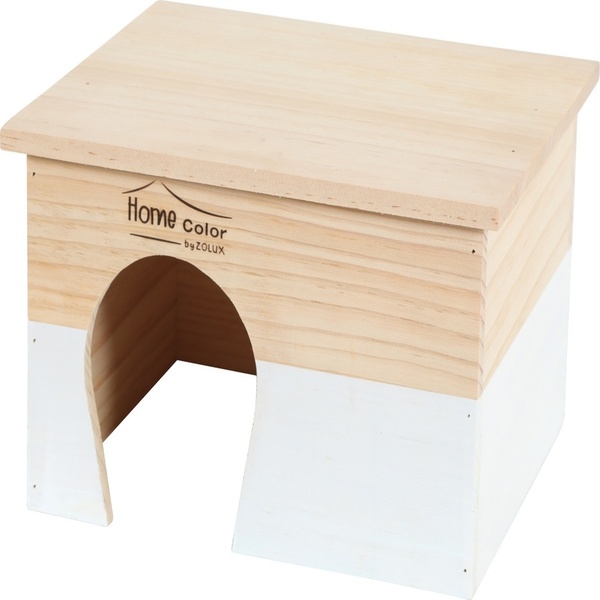 Zolux Rectangular Wooden House Pet Shelter Large White UAE Online Sale