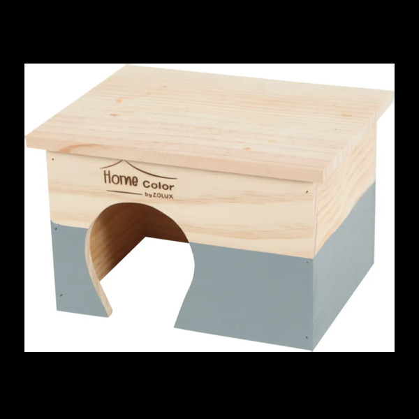 UAE Online Purchase Zolux Wooden House Medium Grey Shelter For Small Pets