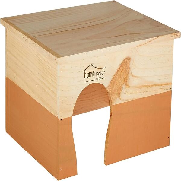 UAE Online Purchase Zolux Wooden House X Large Orange Pet Hideout
