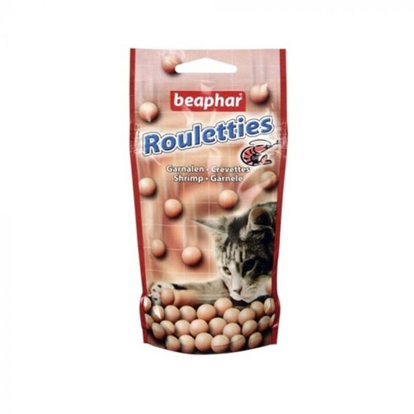 UAE Online Purchase Beaphar Rouletties Shrimp Cat Treats Tasty Reward 44.2g