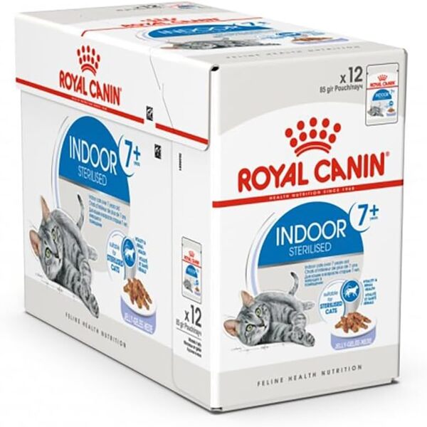 UAE Online Purchase Indoor 7+ Jelly Royal Canin Wet Food 85g Senior Cats