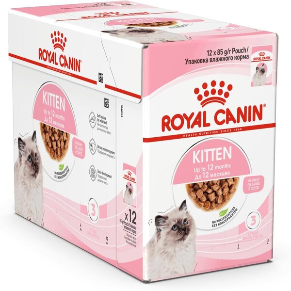 UAE Online Purchase Kitten Gravy Royal Canin Wet Food For Healthy Growth 85g