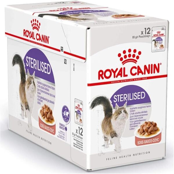 UAE Online Purchase Sterilised Jelly Royal Canin Wet Food For Adult Cats 85gx1 pouch