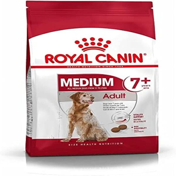Royal Canin Medium Adult 7+ Dry Dog Food For Senior Dogs UAE Online Sale