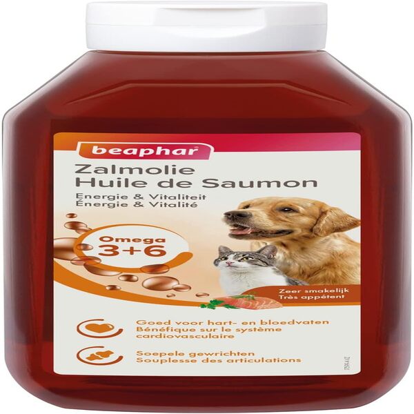 Dubai Online Delivery Beaphar Salmon Oil Skin Coat Support 430ml