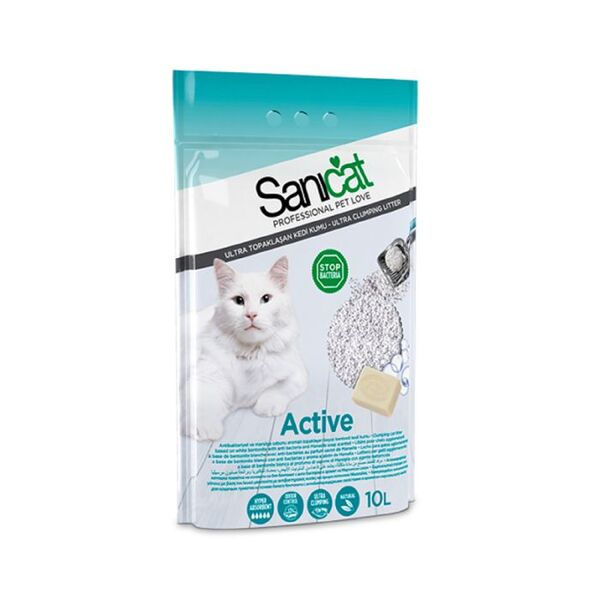 UAE Online Delivery Sanicat Active Cat Litter Sanicat 10L for Long-Lasting Odor Control