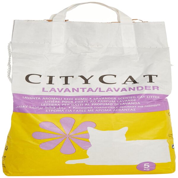 UAE Online Delivery Sanicat City Cat Lavender Cat Litter 5KG for Odour Control and Freshness