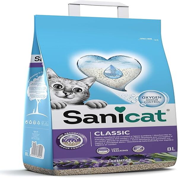 UAE Online Delivery Classic Lavender Litter Sanicat for Odour Control and Hygiene for Cats