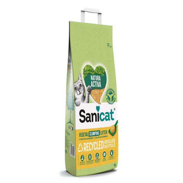 UAE Online Delivery Sanicat Corn Cob Cat Litter 6L for Natural Hygiene and Absorption