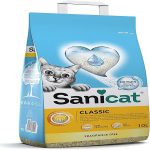 UAE Online Delivery Sanicat Classic Unscented Cat Litter 10L for Odour Absorption and Hygiene