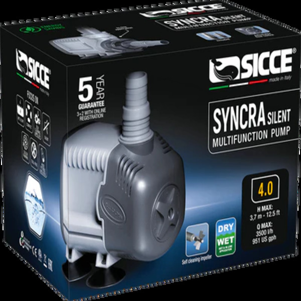 Sicce Syncra Pump 4.0 3500l/h Aquarium Strong Flow Silent UAE Online Sale
