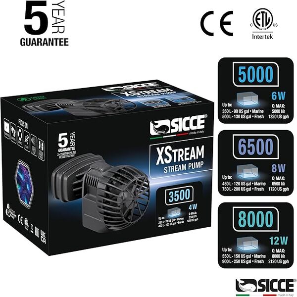 UAE Online Purchase Sicce XStream Wave Pump Aquarium Powerful Flow Silent Operation
