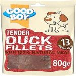 UAE Online Delivery Tender Duck Fillets Armitage Goodboy 80g for Maintaing Healthy Diet and Weight in Dogs