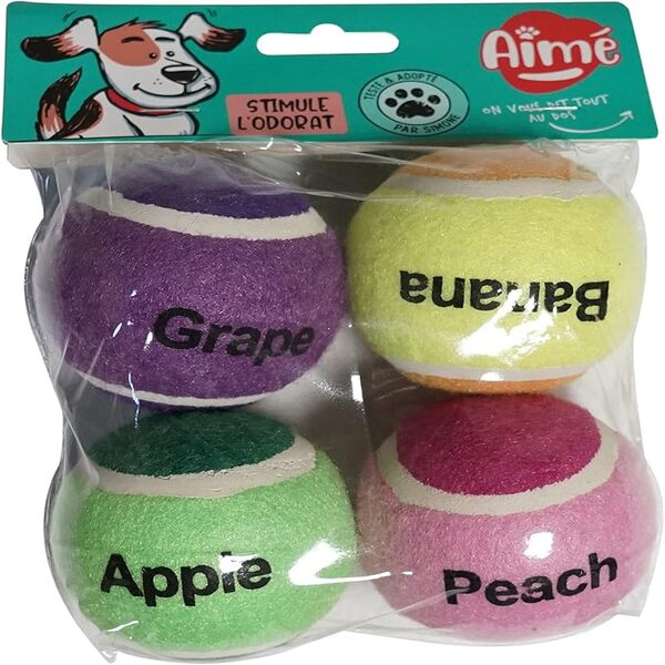 Dubai Online Delivery Agrobiothers Tennis Toy Ball Fruity Dog Play