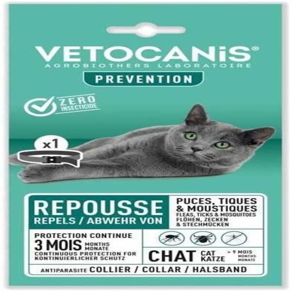 Agrobiothers Vetocanis Pest Repellent Collar Cat Flea Tick 35 Cm UAE Online Sale