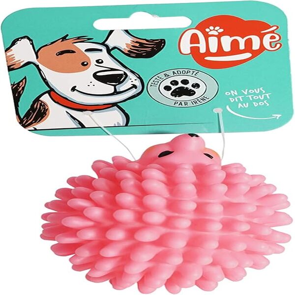 Agrobiothers Vinyl Hedgehog Toy Dog Chewing 10 Cm UAE Online Sale