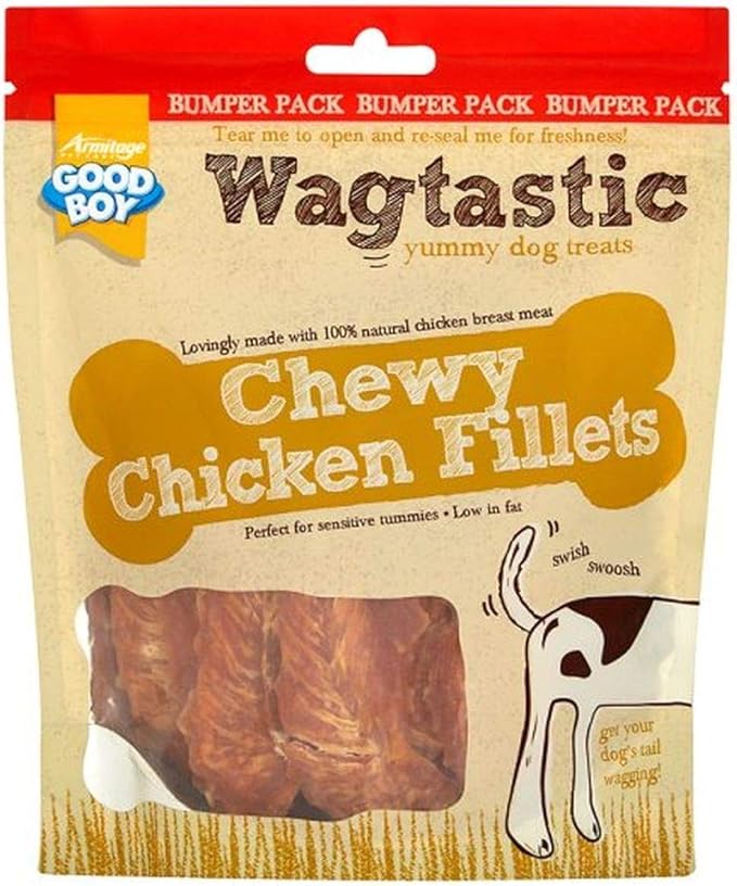 UAE Online Delivery Chewy Chicken Fillet Armitage Goodboy 320g for Muscle Maintenance for Dogs