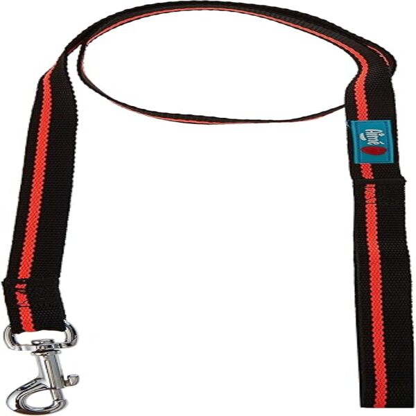 Agrobiothers Yago Basic Nylon Leash Dog Black Orange 75 Cm Durable UAE Online Sale